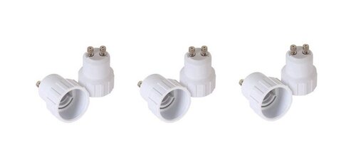 5245 Adapter von GU-10 auf Sockel E-14 Kunstst. 6-er Pack 