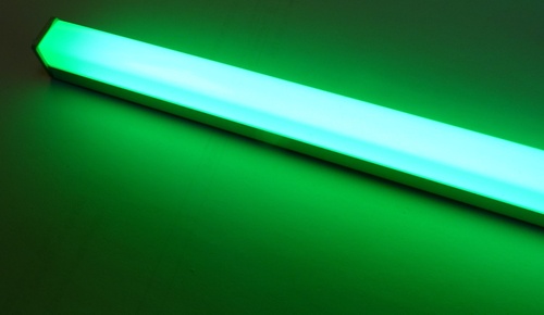 5394 LED ALU Leuchte Aufsatz wei� 5 x 50cm Fernbedienung Orange 