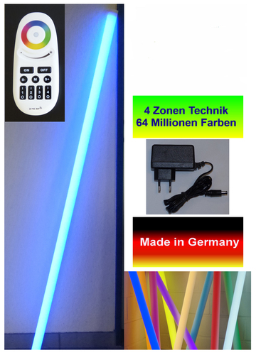 5451 LED VISION RW 12 Volt 0,63m 4Zonen RGB+ Warm Wei� + RF-Fernbed.