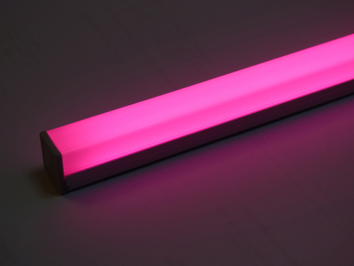 5482 LED ALU Leuchte Aufsatz wei� 6 x 50cm Fernbedienung Rot 