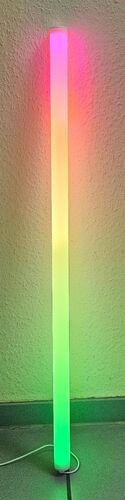 5760 LED IC-Digital Leuchtstab 1,53m mit Fernbedienung und Netzteil