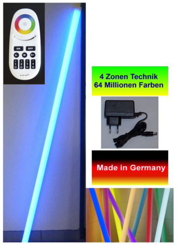 5837 LED VISION Rund 38mm 12V 1,53m 4-Zonen RGB+KaltWei�+Fernbed.