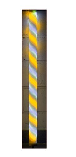 5983 LED Leuchtstab Zuckerstange38mm 630mm 12 Volt Gelb-Wei�