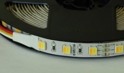 6358 LED Band DUAL 300 LEDs IP33 Warm Wei� und Kalt Wei� regelbar 