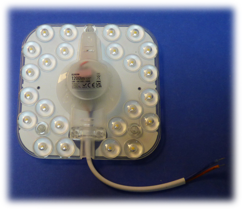 651 LED flache Einbau Leuchte 230 Volt 12 Watt 1200 Lumen