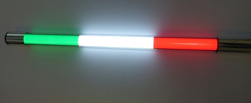 7337 LED Flaggen-Leuchte Italien 0,63m klar glatt 9W 1000lm IP20 Innen
