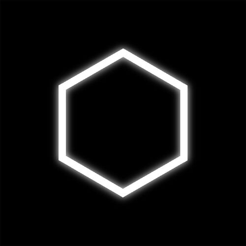 7392 LED Leuchte Hexagon 1-er wei� Neutral 920x790mm