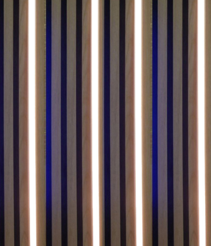 7475 LED Leuchte Kunststoff Schiene wei� 5x100cm Netzteil Kalt Wei�