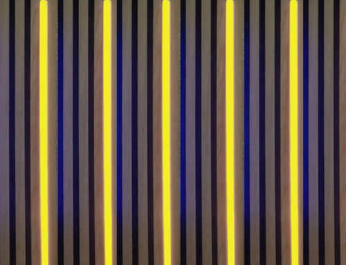 7479 LED Leuchte Kunststoffschiene wei 5x100cm + Netzteil Gelb