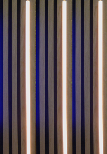 7558 LED Leuchte Kunst. Schiene wei 3x125cm inkl Netzteil NeutralWei