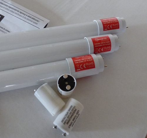 7606 LED R�hren SET 60 cm 10 Watt kalt wei� 950 Lumen 3St�ck 230Volt 