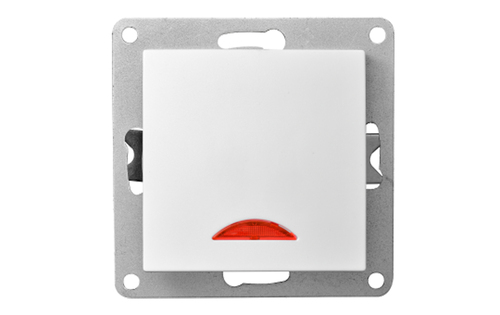 7695 Einsatz Schalter mit Orientierungsleuchte wei�