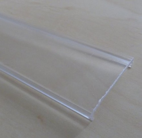 7759 Abdeckung transparent fr 40x30mm Schiene 2m 