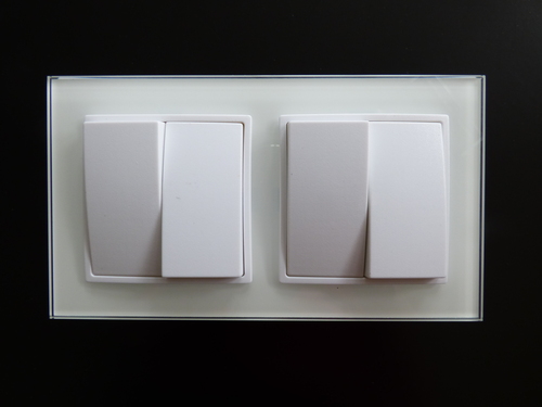 7812 Abelka Nuovo wei� Pack 2x Serienschalter 230 Volt 10 Ampere