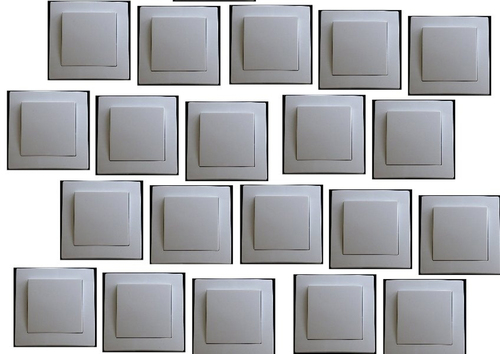 7942 Levina Kunststoff 20-er Pack Wechselschalter wei� 250V 10 Amp.