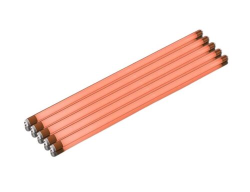 8957 LED R�hre 230 Volt 5er Pack 18W T8 120cm 2000Lm Kunststoff Orange