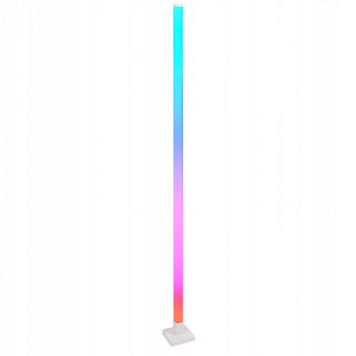 9098 DEKO LED Lampe Wei� Fernbedienung 5Volt RGB +App 125x125x1500m