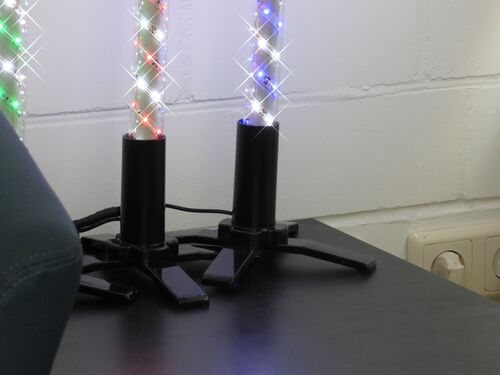 432 St�nder Kunststoff f�r Leuchtst�be mit 30mm bis 1,23 Meter