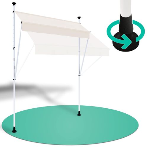 Strattore Klemmmarkise / Balkonmarkise Sonnenschutz 350 cm - Beige