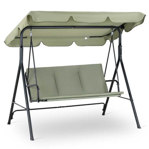 Strattore Hollywoodschaukel Gartenschaukel / Gartenliege 175 x 110 x 153 cm - Gr�n