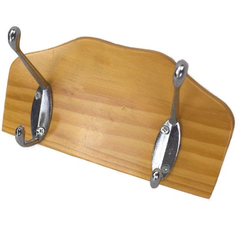 Kleiderhaken 2fach Haken Garderobenhaken Garderobe Wandhaken