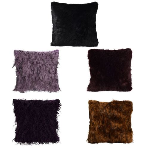 Fellkissen Fellimitat Nerzoptik 45x45cm Polyester Dekokissen Kissen