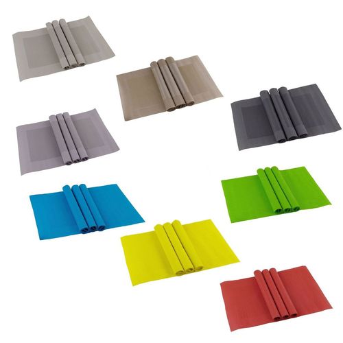 Tischsets 4St�ck 30x45cm Kunststoff Platzsets Platzmatte Tischmatte Tisch Set