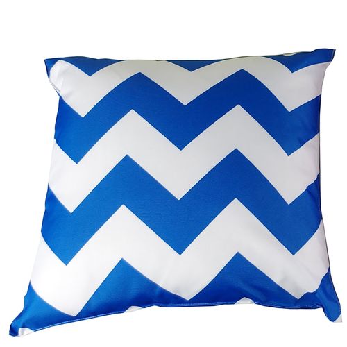 Outdoor Kissen 45x45cm Zierkissen Dekokissen blau o. gr�n wasserabweisend 