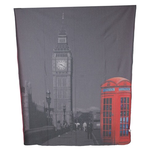 Jerseydecke 130x160cm mit St�dtemotive Kuscheldecke Wohndecke Decke Plaid 