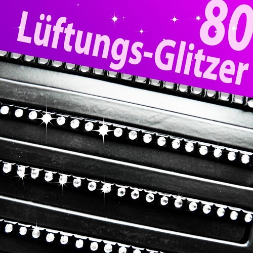 Zierleisten L�fterleisten Strass 80St�ck Selbstklebend Auto Universal Deko