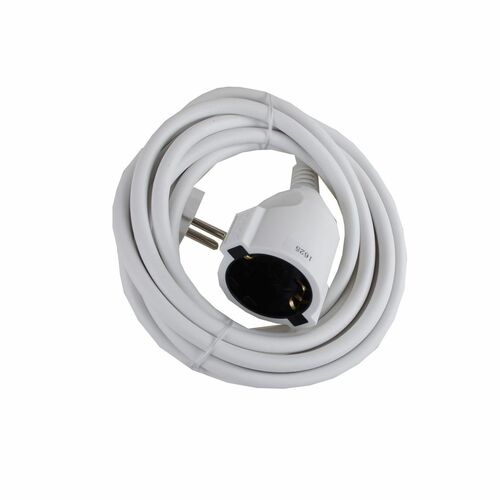 Verl�ngerungskabel 3m wei� Stromkabel Elektrokabel Kabelrolle Kabel