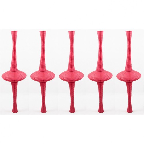 Papierlampe Papierleuchte 152cm fuchsia Leuchte 5er Set H�ngeleuchte Lampion