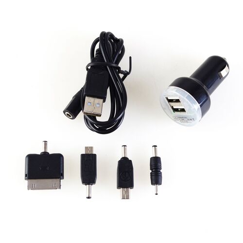 USB Ladeger�t Set 6tlg Mini Micro Adapter Zigarettenanz�nder Ladeadapter KFZ