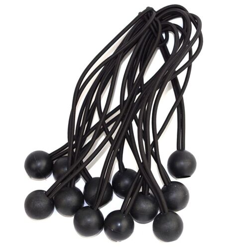 Expanderkugeln mit Schlaufe 21cm 12St�ck Kunststoffkugel Gummiseil Gummispanner