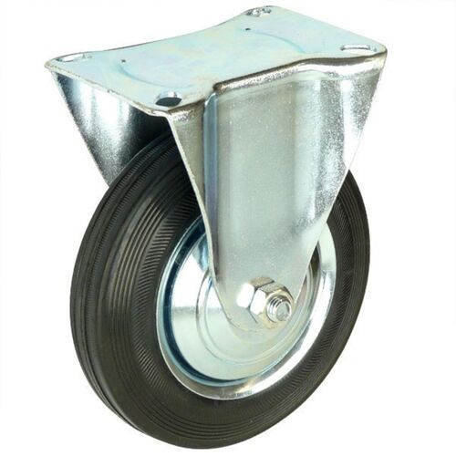 Bockrolle ca.160mm Basic Transportrolle max. 130kg Lenkrolle Stahlblech verzinkt