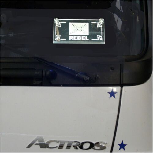 Leuchttafel Rebel f�r LKW 30x16x6cm wei� 24V Beleuchtung