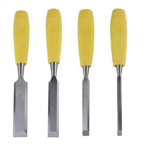 Stemmeisen Stechbeitel Beitel 4tlg.Satz Kunststoffgriff Holzbeitel Abstechmei�el