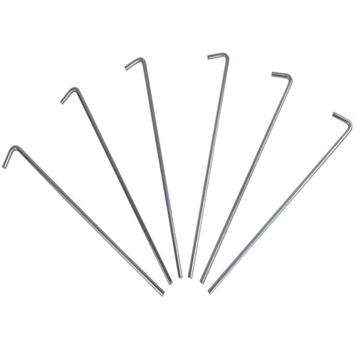 Zeltheringe 6St�ck 23cm Stahl Zeltn�gel Zeltzubeh�r Bodenanker Zelt Erdn�gel