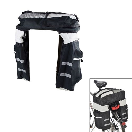 Fahrrad Gep�cktasche 3tlg. 48x30x54cm Polyester Fahrradtasche Gep�cktr�gertasche