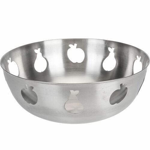 Dekoschale Edelstahl 30cm Frchtekorb Obstschale Designschale Deko Obstkorb 