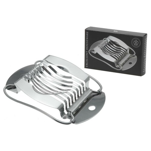 Eierschneider Edelstahl 15x9,5cm Eierteiler Zerkleinerer Scheibenschneider