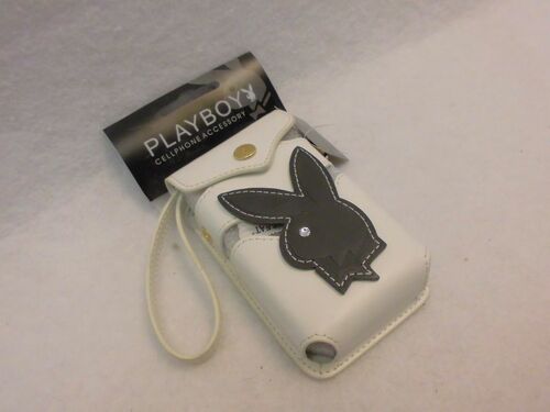 Playboy Handytasche Schutzh�lle wei� bunny schwarz 65 x 110 x 30 mm