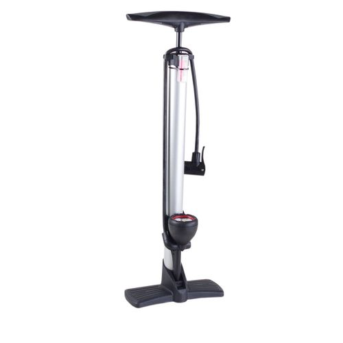 Standluftpumpe Air Flow rostfreier Stahl Manometer Fahrradpumpe Zusatzadapter