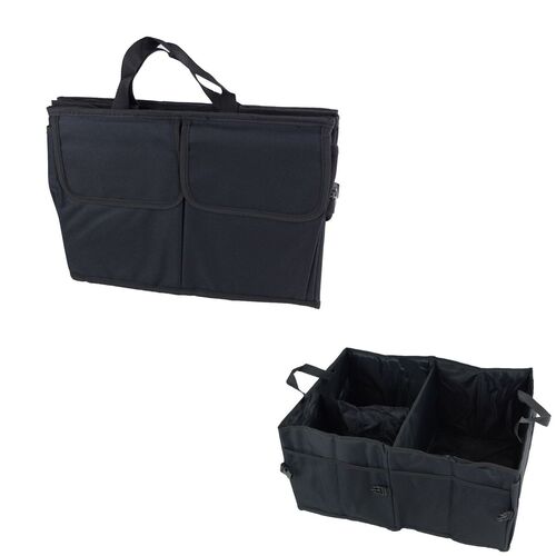 Autotasche Kofferraumtasche 52x39x26cm faltbar PES schwarz Kofferraum Organizer