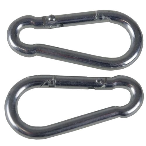 Mini Karabiner 2St�ck 4x40mm Metall verzinkt Karabinerhaken Schl�sselhaken