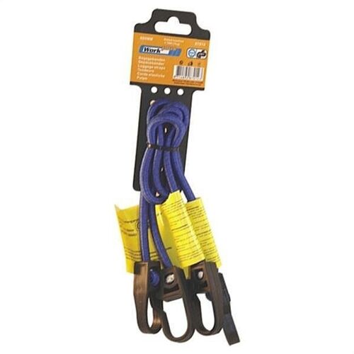 Gep�ckb�nder mit Kunststoffhaken ca. 60 cm 2er Set elastische Spanngummib�nder