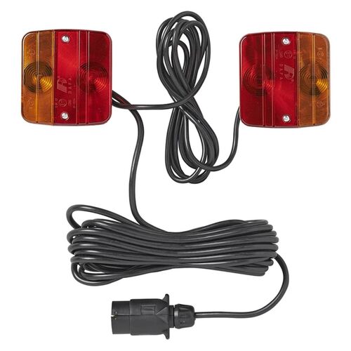 Anh�nger Beleuchtungsset R�ckleuchten magnetisch mit Kabel Heckleuchten