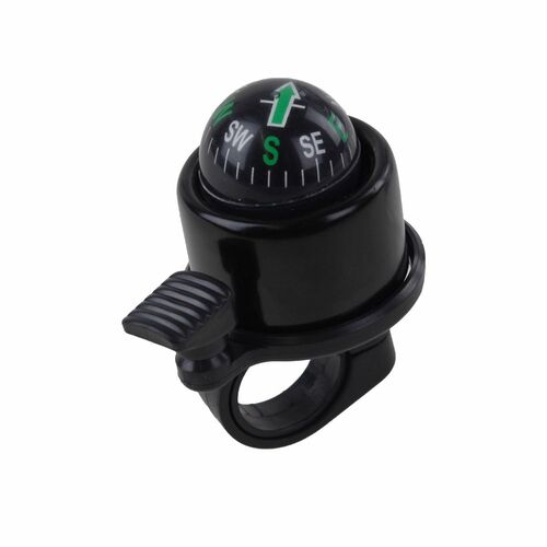 Fahrradklingel Kompass 3,5cm schwarz Fahrradglocke Fahrradzubeh�r Kompaktglocke