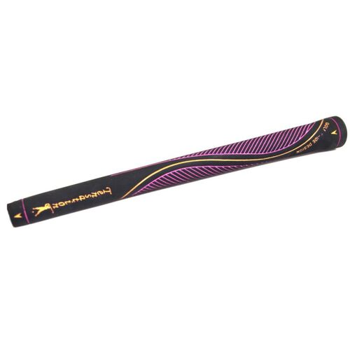 Ersatzgriff f�r Golfschl�ger mit  11 mm Gummigriff in schwarz / rosa 24 cm