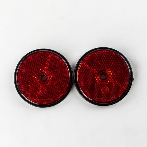 Reflektor rund 60mm rot 2 St�ck